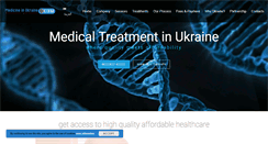 Desktop Screenshot of medicineinukraine.com